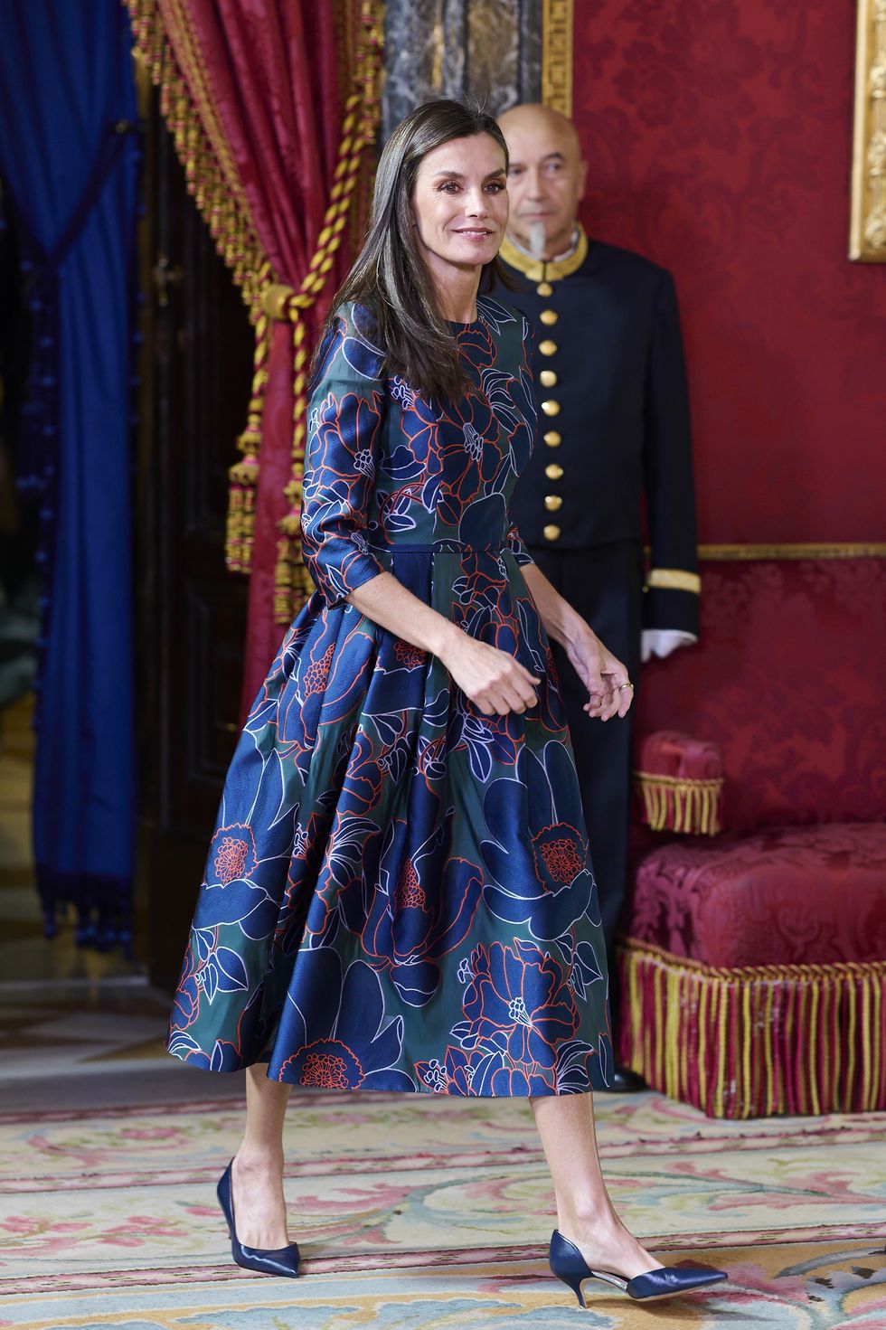 spanish royals host a lunch for the president of guatemala and his wife