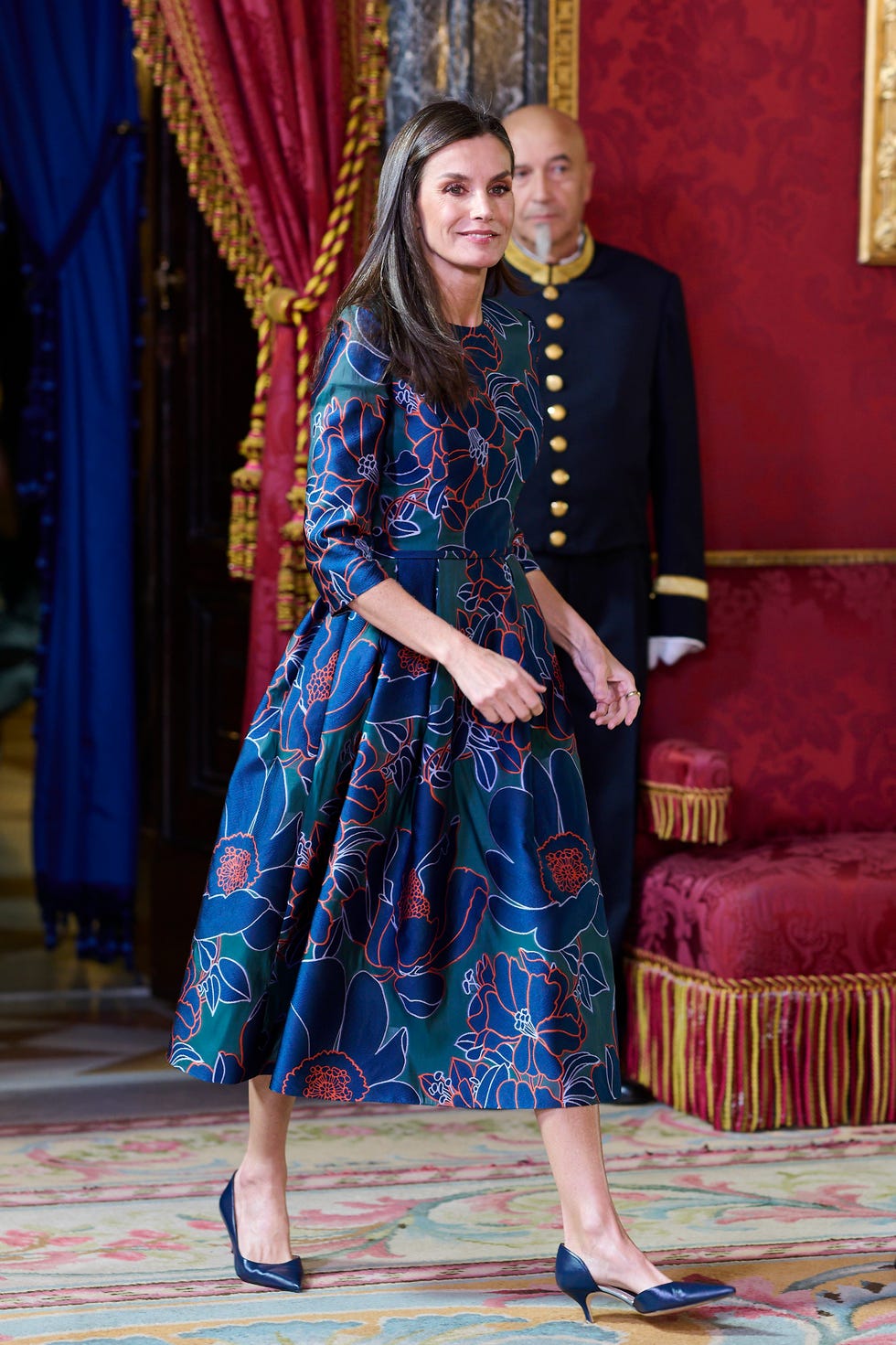 spanish royals host a lunch for the president of guatemala and his wife