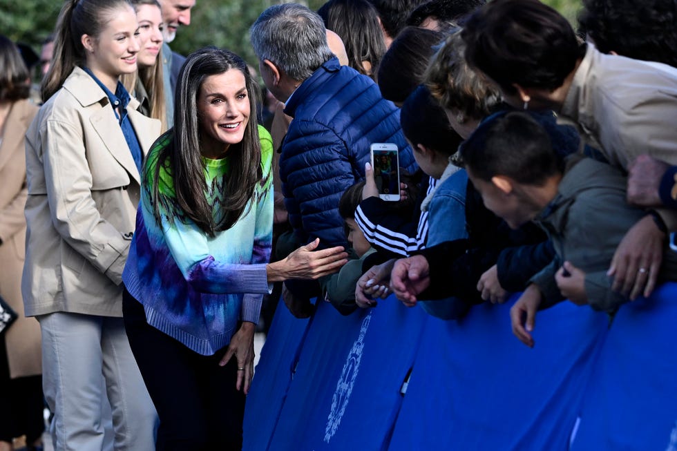 spanish royals visit churches of arroes, pion and candanal princesa de asturias awards 2023