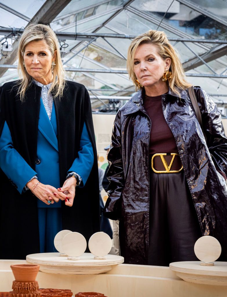 queen maxima of the netherlands visits the dutch design week in eindhoven