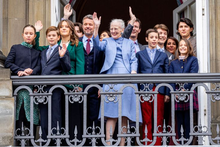danish royal family celebrates queen margrethe's birthday