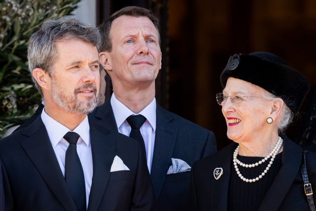 federico, joaquin y margarita de dinamarca