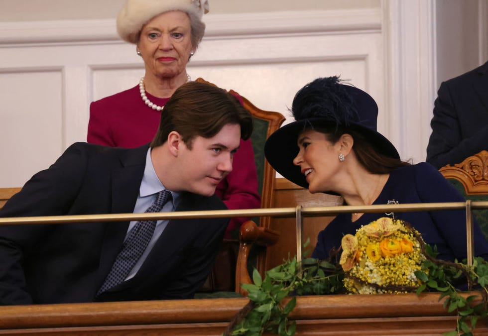 danish royal family received in danish parliament