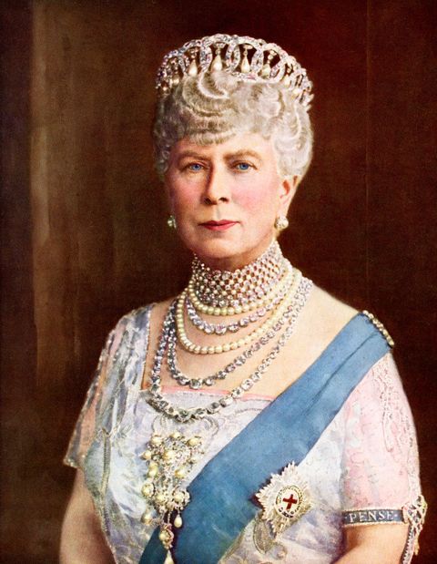 queen mary, consort of king george v, mary of teck, victoria mary augusta louise olga pauline claudine agnes, 1867 to 1953