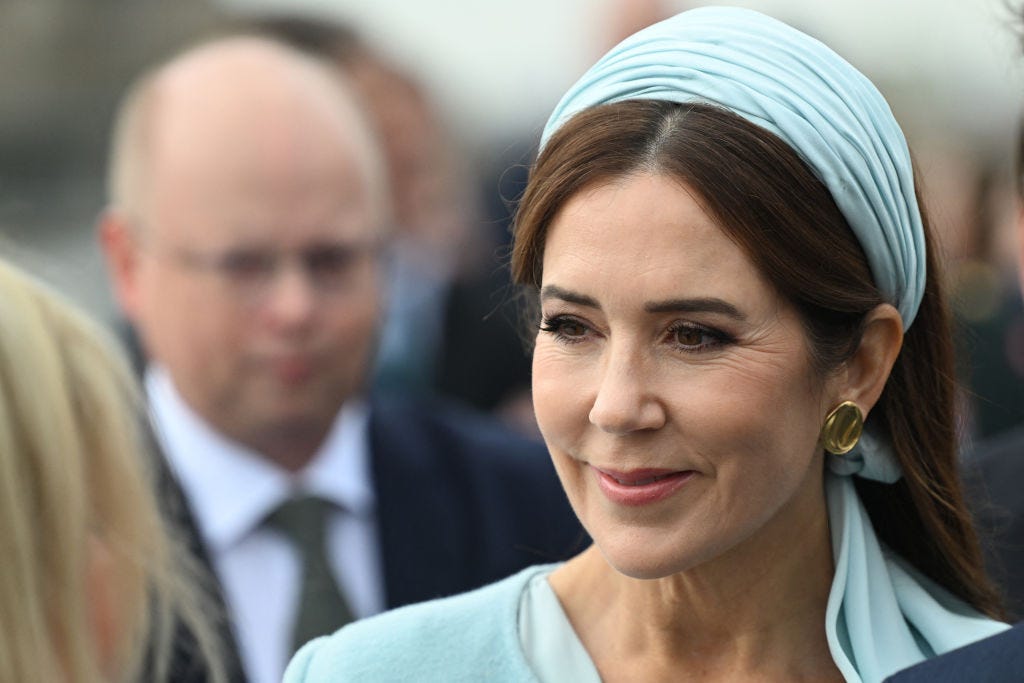 Mary of Denmark saved Kate Middleton’s favorite designer’s sky blue look from her wardrobe