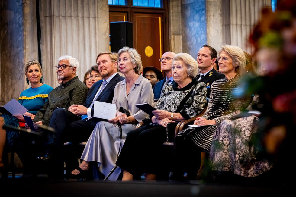 dutch royal family attends the erasmus prize award ceremony at royal palace amsterdam