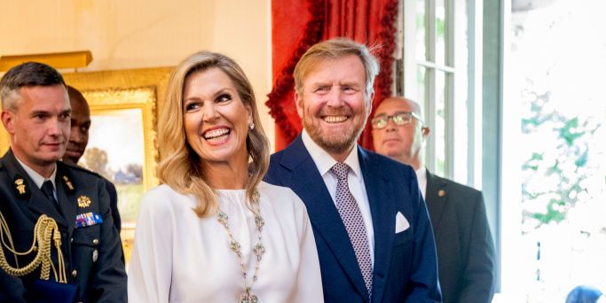 Queen Máxima and King Willem-Alexander appear in outfits that break all royal rules