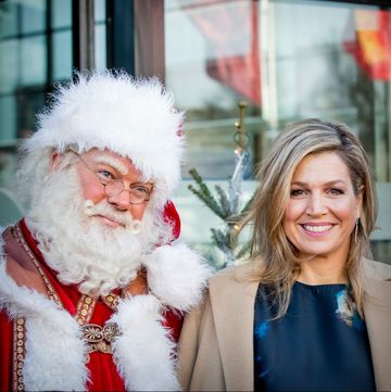 queen maxima attends christmas concert of biggest schoolband ahoy rotterdam