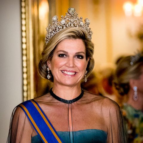 queen maxima stuart tiara State Visit Of The King And Queen Of The Netherlands - Day One