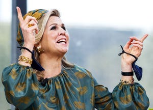 koningin máxima tijdens koningsdag 2021