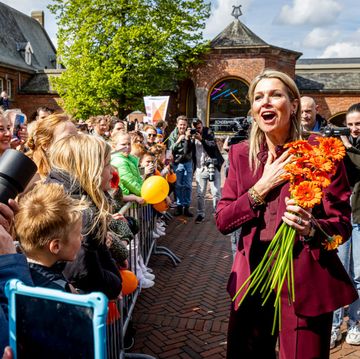 queen maxima of the netherlands visits schoenenkwartier in waalwijk