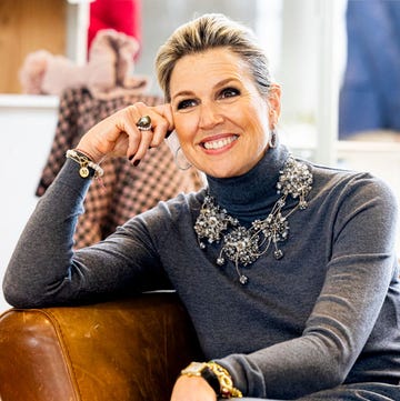 queen maxima of the netherlands visits the design academy eindhoven