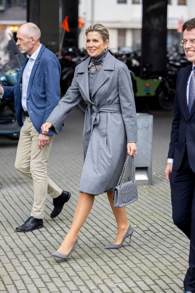 queen maxima of the netherlands visits the design academy eindhoven