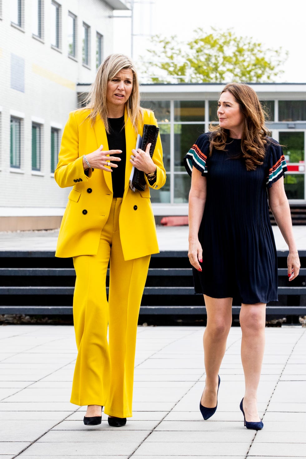 Queen Maxima Of The Netherlands Visits Foundation Make A Wish In Amsterdam