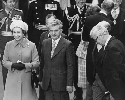 queen elizabeth ii with romanian president nicolae ceauescu 1918   1989 at victoria station, during ceauescus state visit to london, 13th june 1978 photo by central presshulton archivegetty images
