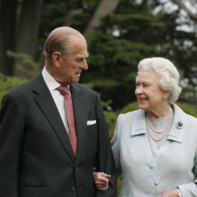 hampshire, england   undated in this image, made available november 18, 2007, hm the queen elizabeth ii and prince philip, the duke of edinburgh re visit broadlands,  to mark their diamond wedding anniversary on november 20 the royals spent their wedding night at broadlands in hampshire in november 1947,  the former home of prince philips uncle, earl mountbatten photo by tim grahamgetty images
