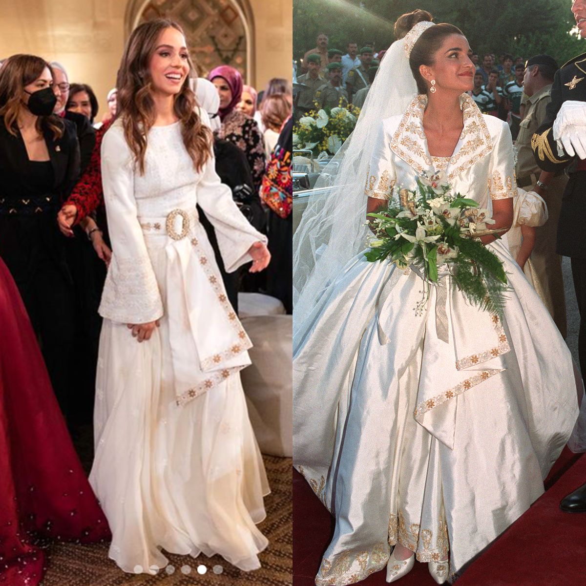 Princess Iman Channels Her Mom Queen Rania at Pre-Wedding Henna Party ...