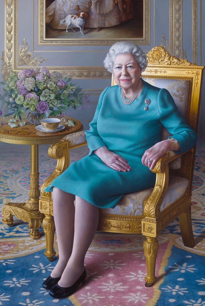 queen views unveiling of new royal portrait via videocall