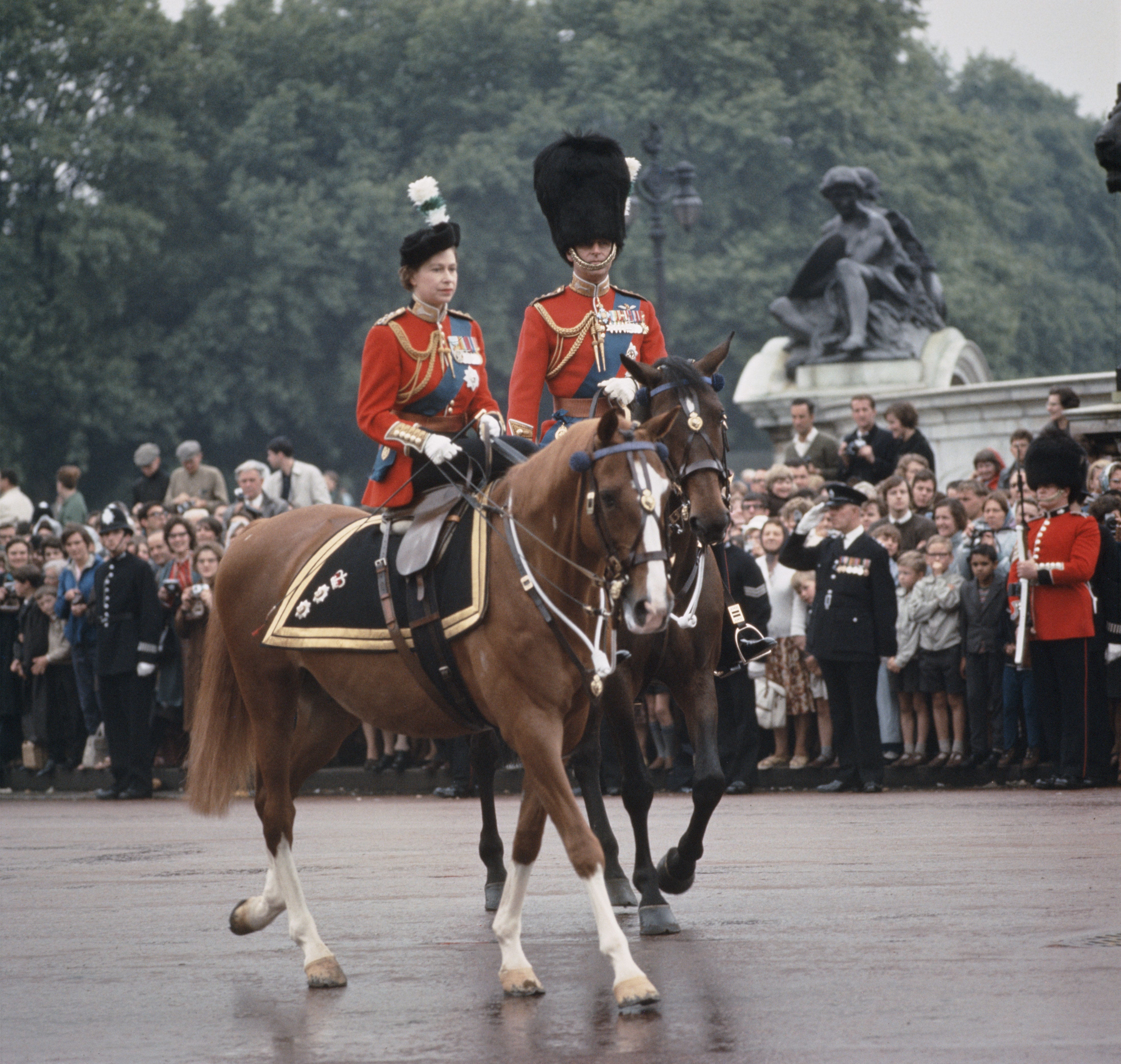 Princess Anne Looked Like a Total Boss on Horseback at Trooping the ...