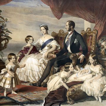 queen victoria and prince albert with five of their children by frederick winterhalter