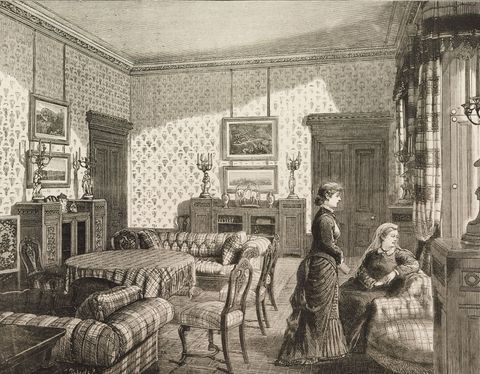 Queen Victoria, Balmoral Castle, the drawing-room