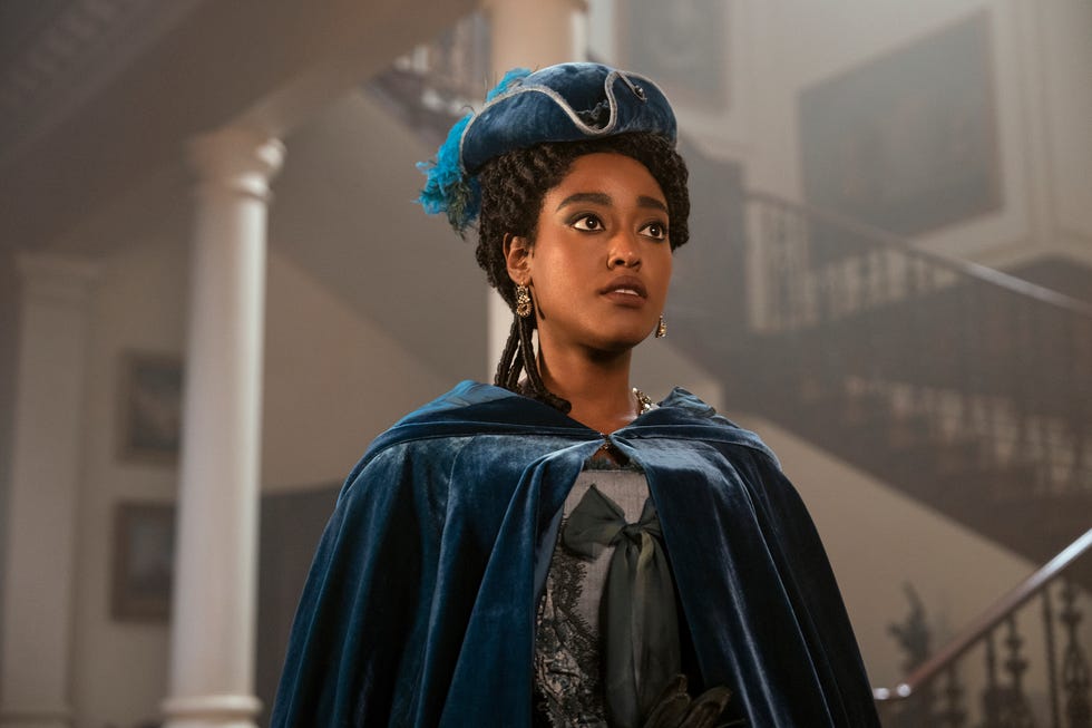 queen charlotte a bridgerton story arsema thomas as young agatha danbury in episode 105 of queen charlotte a bridgerton story cr nick wallnetflix © 2023