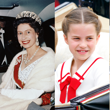 royal children and queen elizabeth matching fashion