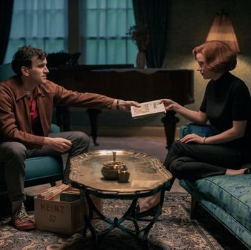 anya taylor joy and harry melling in the queen's gambit season 1 on netflix