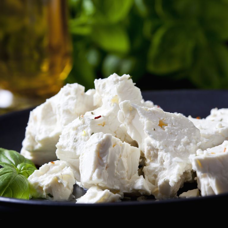tipos y variedades de queso, queso feta griego