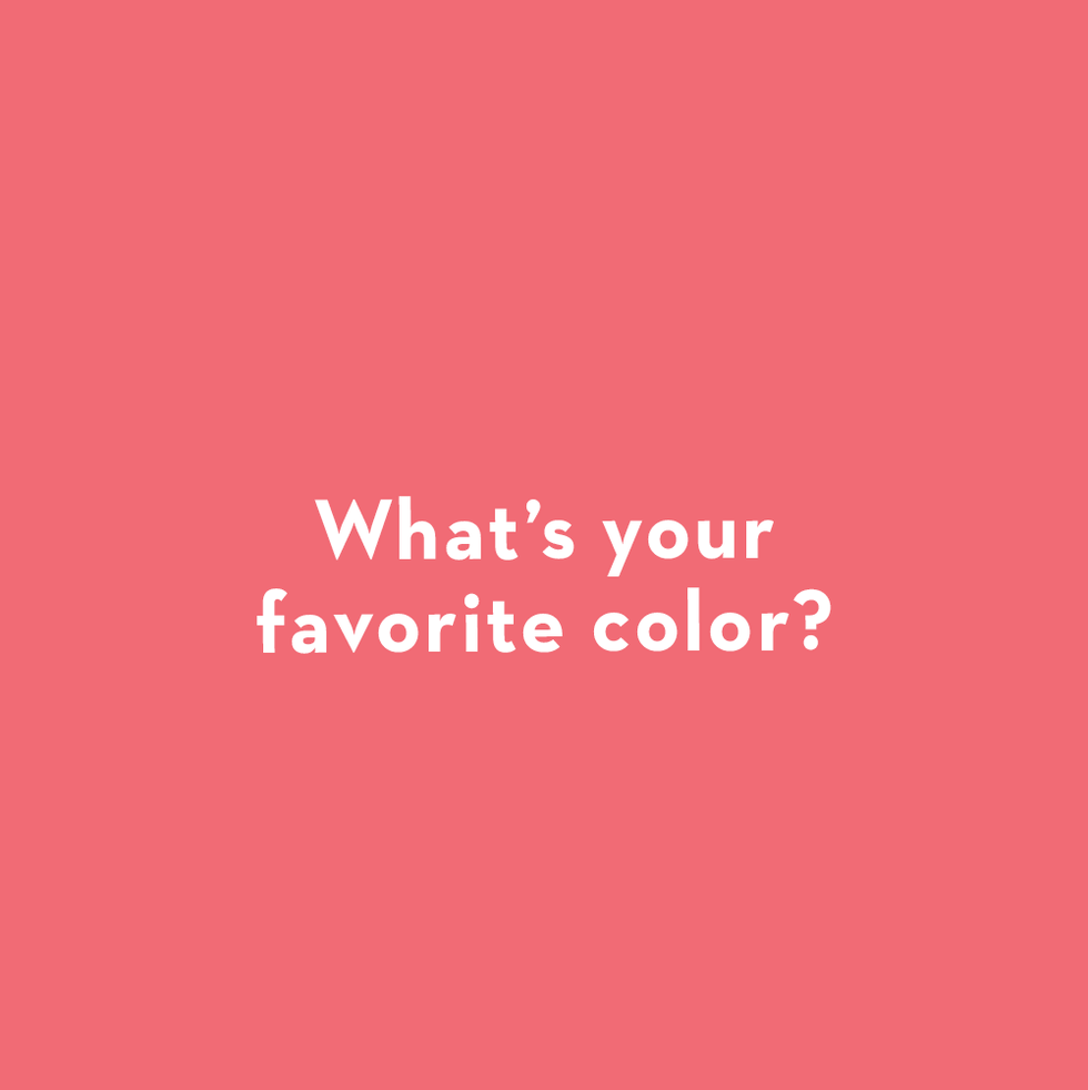 a question card for kids asks what's your favorite color