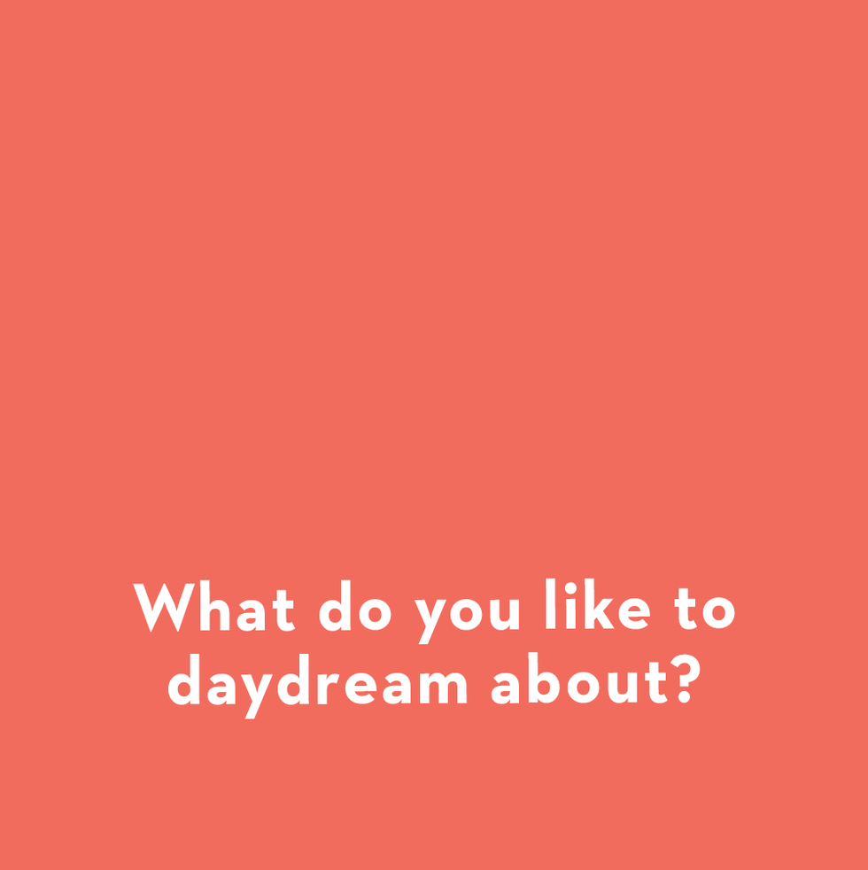 a question card for kids asks what do you like to daydream about