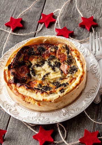 receta de quiche de queso y brócoli