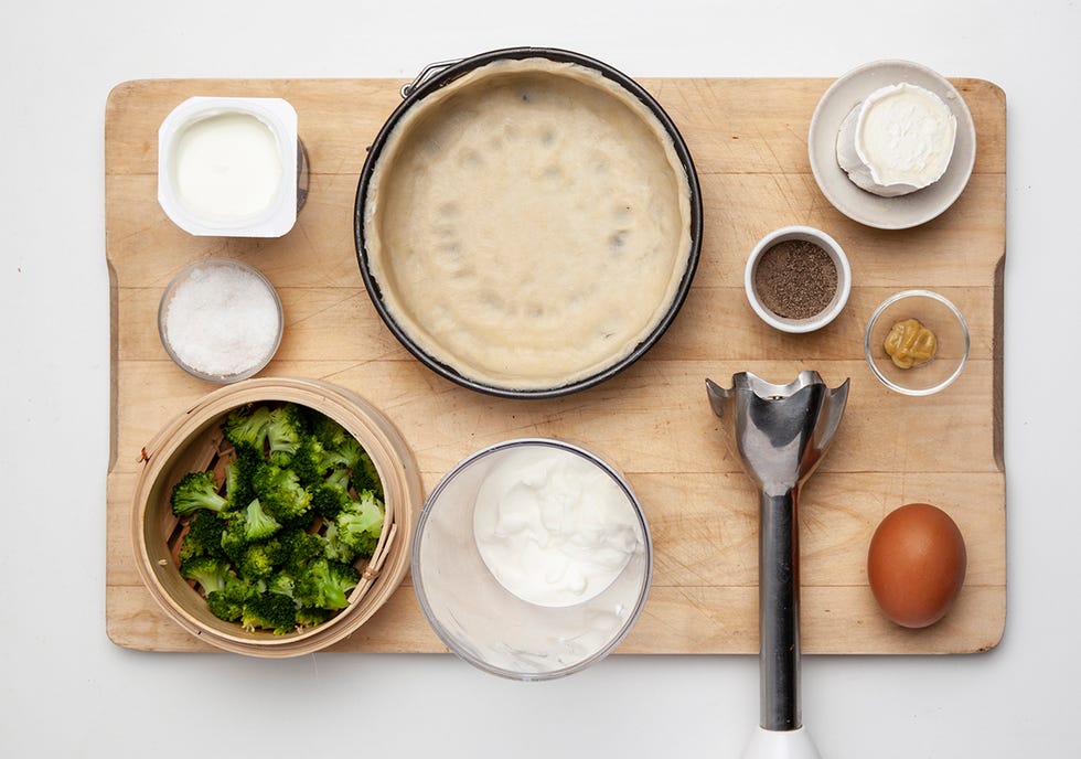 receta de quiche de queso y brócoli