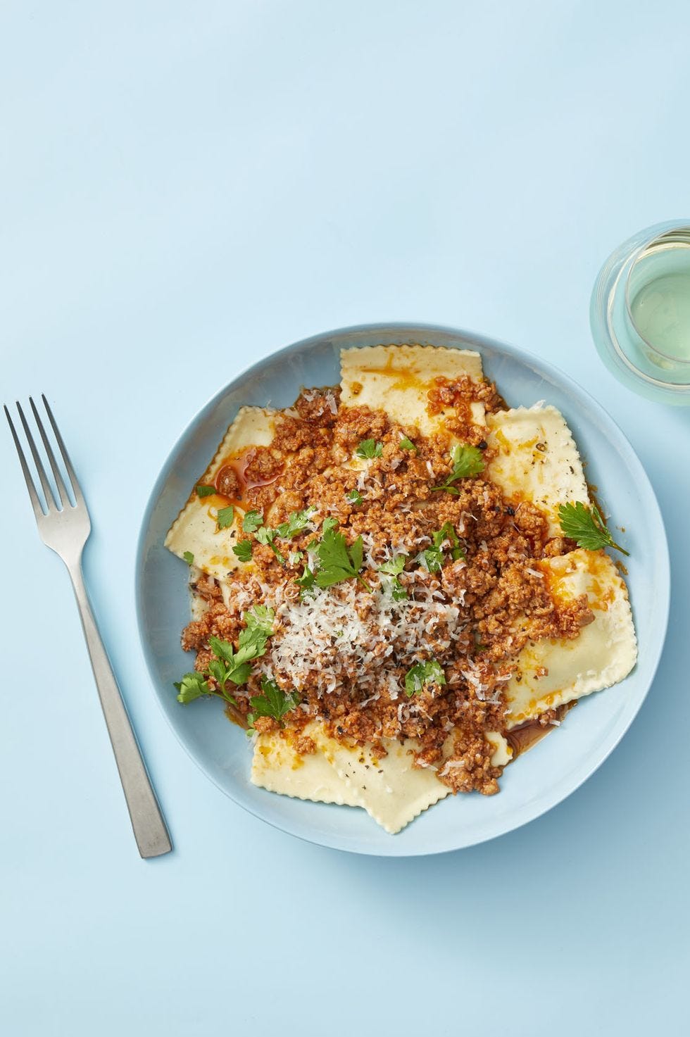 pork recipes   quick pork ragu with ravioli