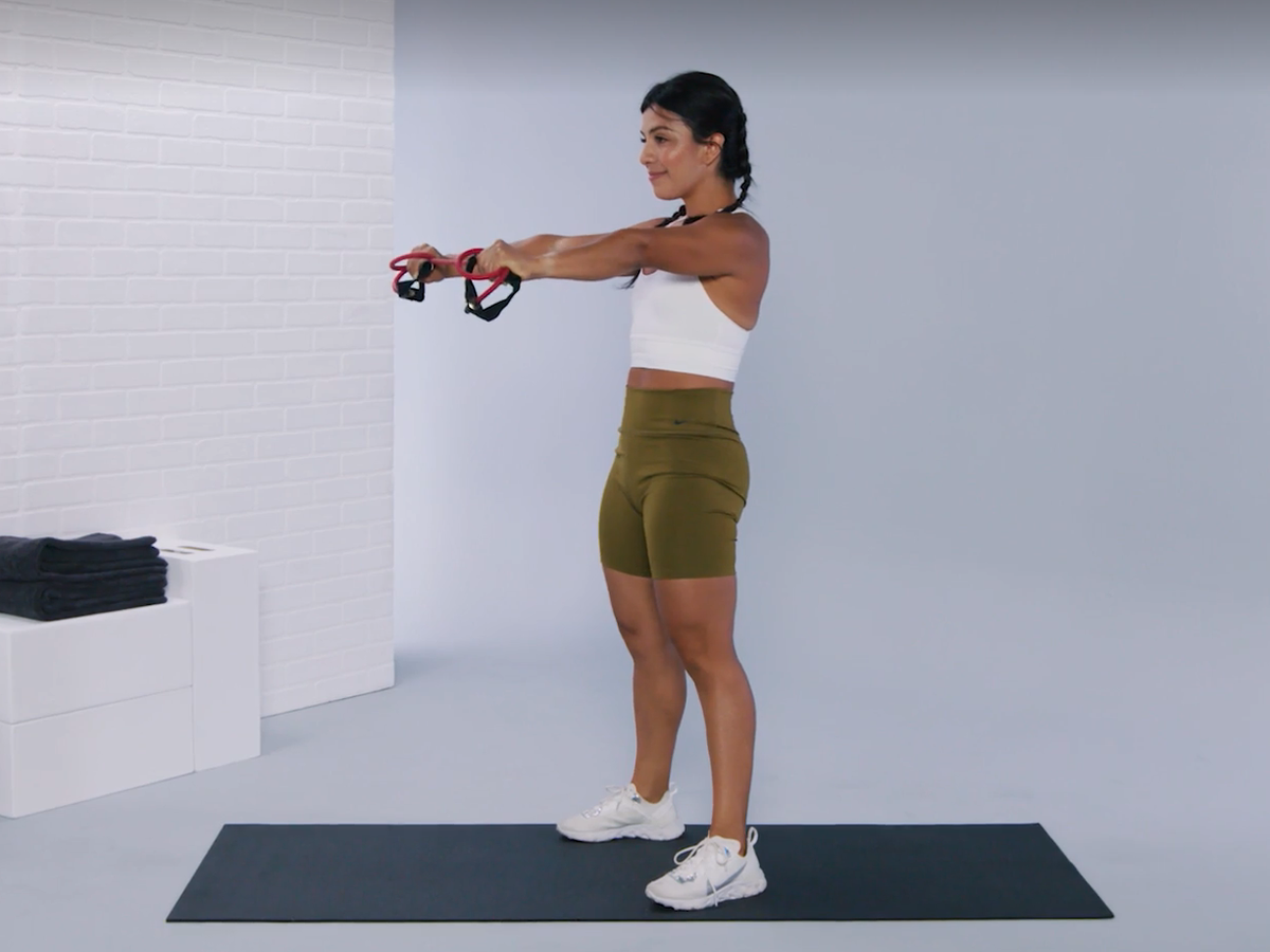 15-Minute Lower Body Resistance Band Loop Superset Workout