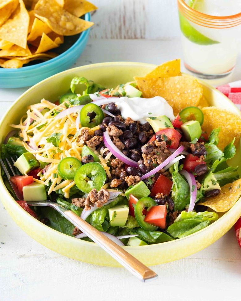 quick work lunch ideas easy taco salad