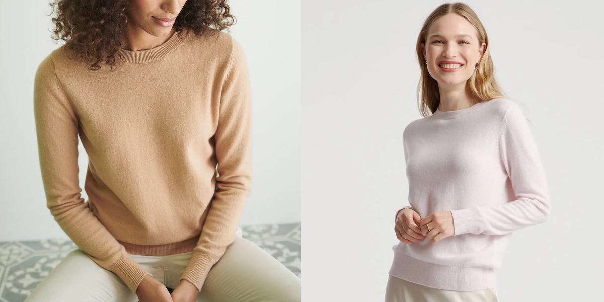 Quince Women's V-Neck Cashmere Sweater