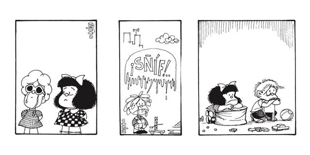 Quino: Las mejores viñetas de Mafalda🏺 Entre no fascinante mundo do Tim ...