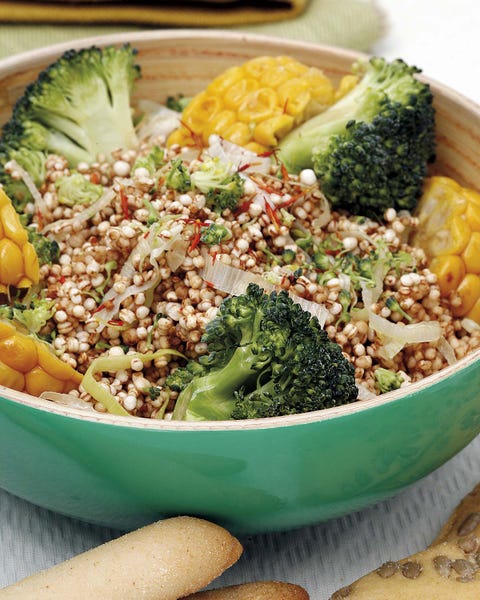 platos saludables quinoa con verduras