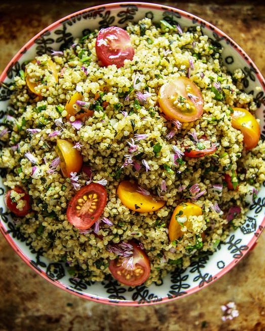 quinoa recipes light and fluffy quinoa with herbs