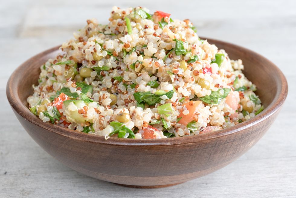 healthy eating quinoa salad