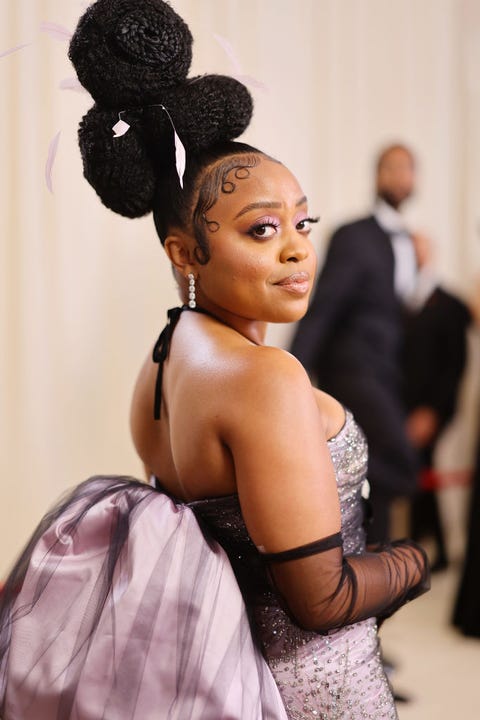 The 2023 Met Gala Celebrating "Karl Lagerfeld: A Line Of Beauty" - Red Carpet Quinta Brunson the 2023 met gala celebrating "karl lagerfeld a line of beauty" red carpet quinta brunson