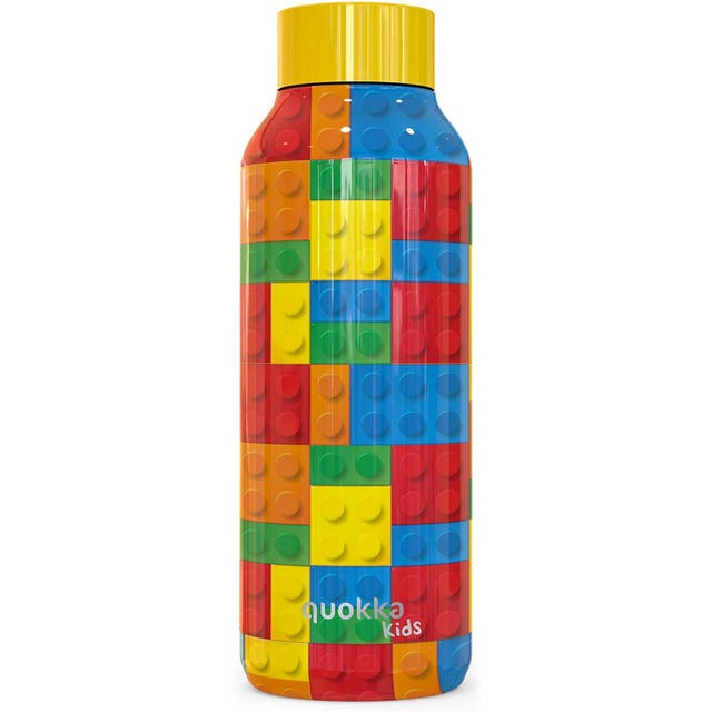 botella termo solid color bricks