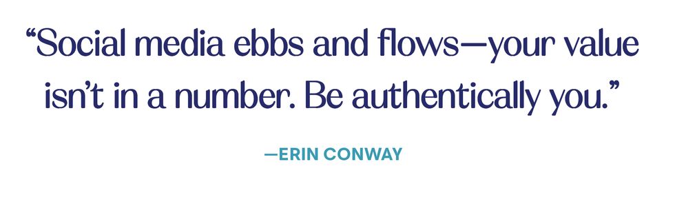 social media ebbs and flows your value isnt a number be authentically you