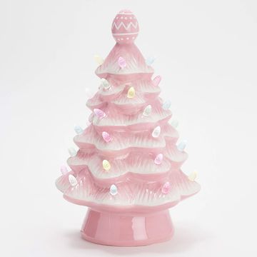pink easter ceramic tree