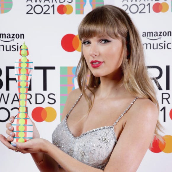 2021全英音樂獎, brit awards, joe alwyn, taylor swift, 全英音樂獎, 泰勒絲, 泰勒絲名言, 泰勒絲金句