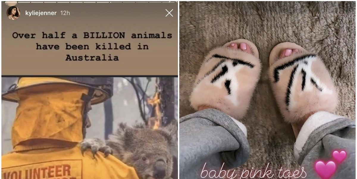 Kylie Jenner Draws Flak for Wearing Mink Fur Slippers While Speaking About  Australian Bushfire - News18