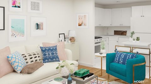 modsy living room design 