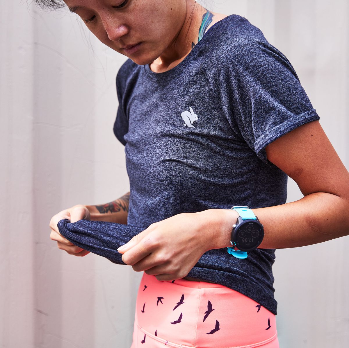 Women Quarter Zip Pullover Running Shirts Long Sleeve Activewear Tops Tight  Workout