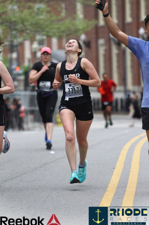 Joyful runner